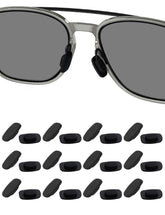 HILEEN replacement nose pads set for Costa South Point, Flagler, Shipmaster, Fernandina, Wader, and Peli sunglasses in black