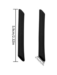 HILEEN replacement earsocks for Oakley Racing Jacket and Split Jacket – black silicone