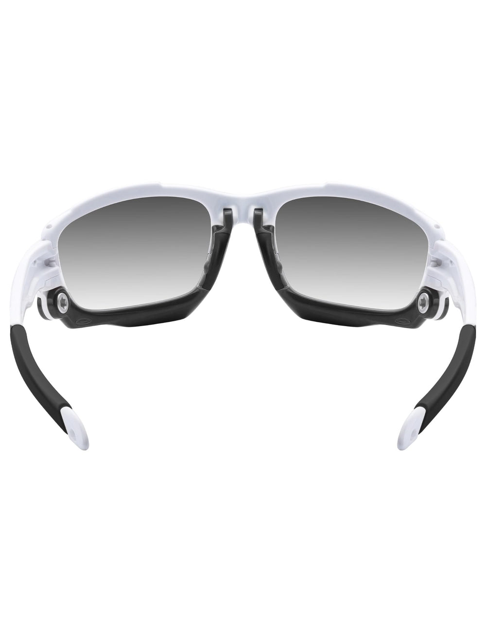 Close-up of HILEEN silicone earsocks being installed on Split Jacket sunglasses