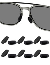 HILEEN 6 pairs replacement nose pads for Costa South Point, Flagler, Shipmaster, Fernandina, Wader, Peli in black