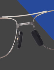 Universal slip-in mount nose pads compatible with push-in frames