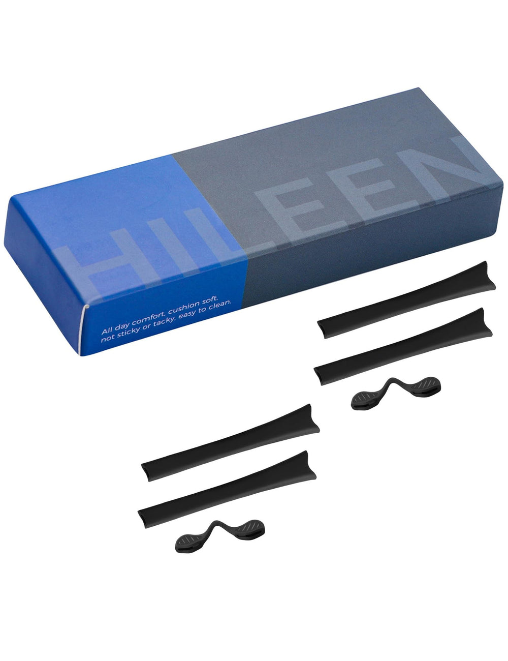 Push-in mount nose pads for easy installation