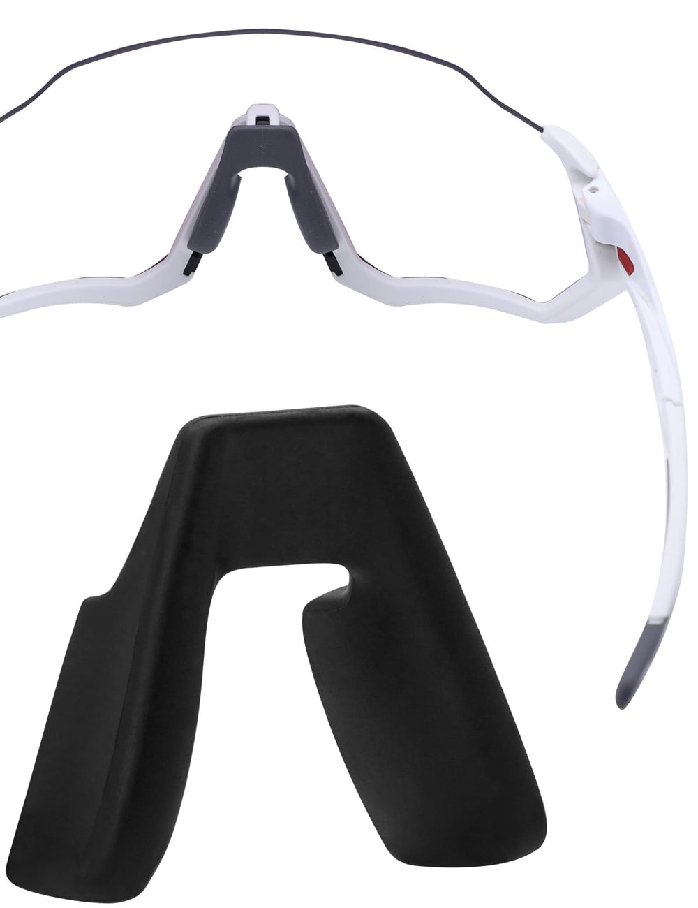 HILEEN nose pads for Oakley Flight Jacket OO9401 – side view