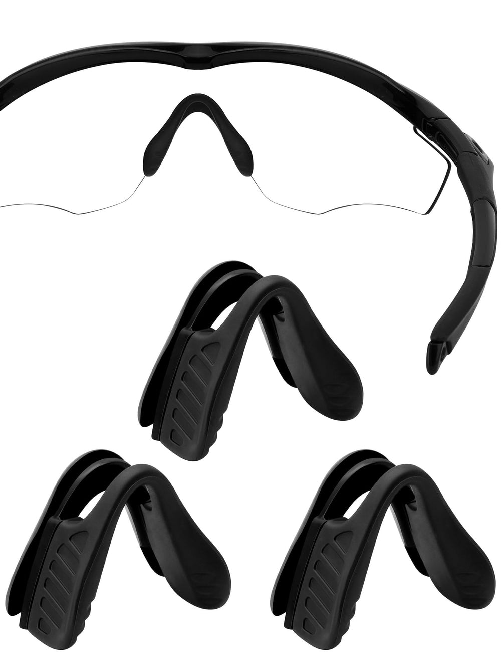 HILEEN silicone nose pads for Oakley M2 Frame OO9343/OO9345