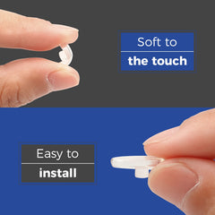 Packaging showing 6 pairs of nose pads
