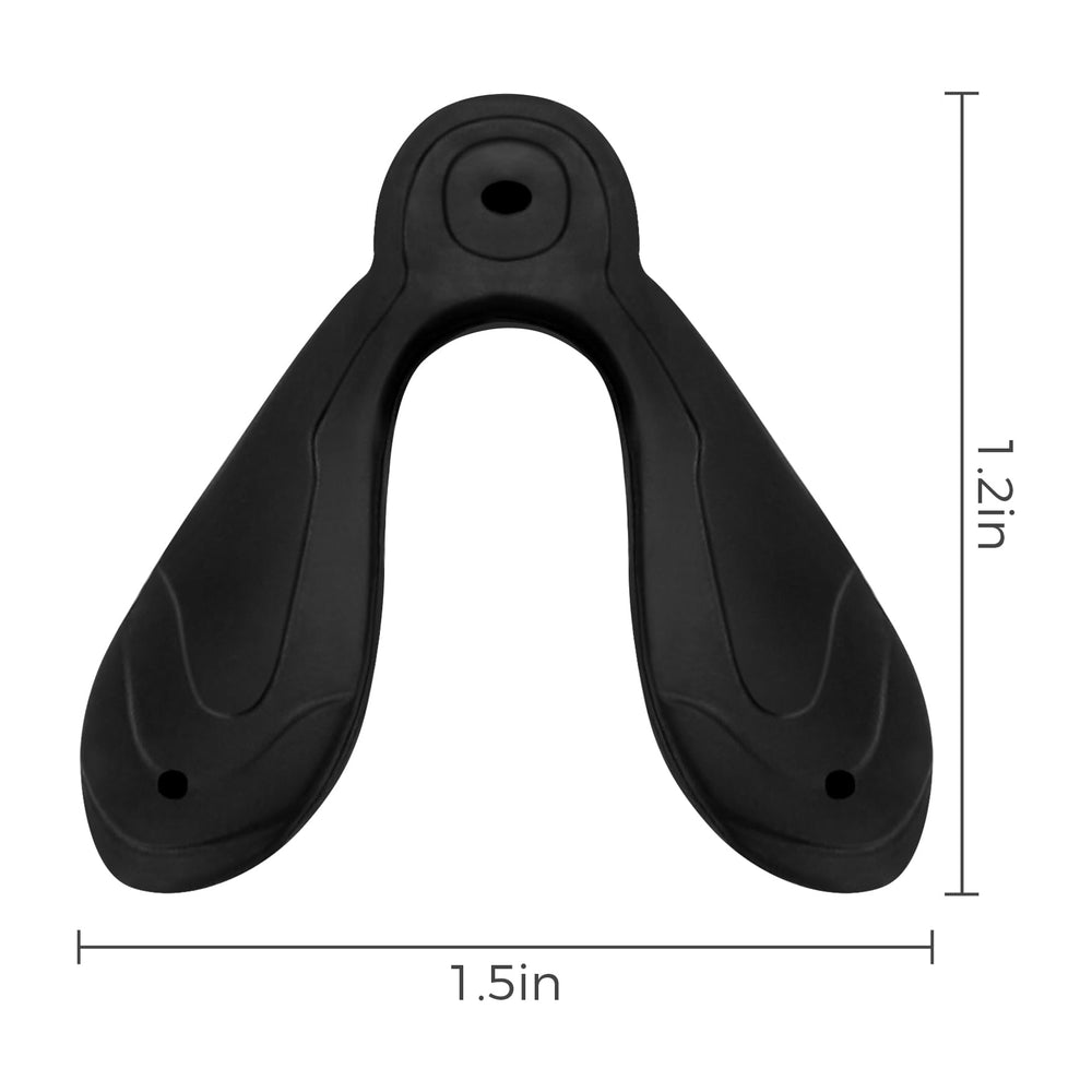 Close-up of soft silicone nose pads for Rudy Project Rydon