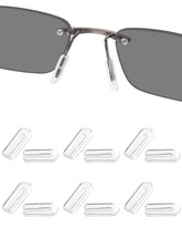 HILEEN 12x5mm silicone nose pads for eyeglasses – close-up 1