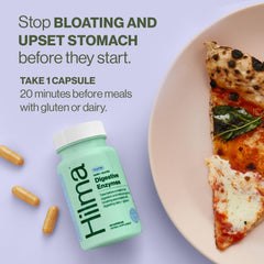 Dandelion root and turmeric in Hilma digestive enzymes for women