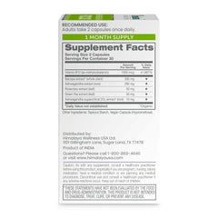 Front view of Himalaya Ashwagandha+ Focus packaging displaying 60 caplets