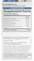 Front-facing Himalaya Ashwagandha+ Relax bottle