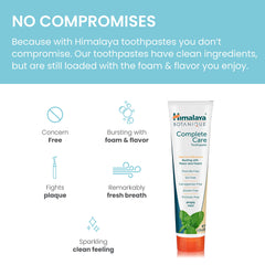 Packaging highlighting fluoride-free and SLS-free formula