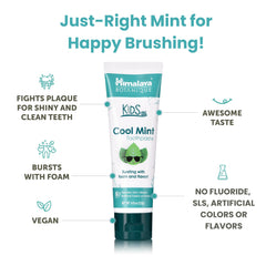 Coconut Oil and Stevia elements highlighted in the toothpaste blend