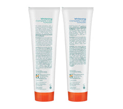 Pack of 2 back view with product details for Himalaya Botanique toothpaste