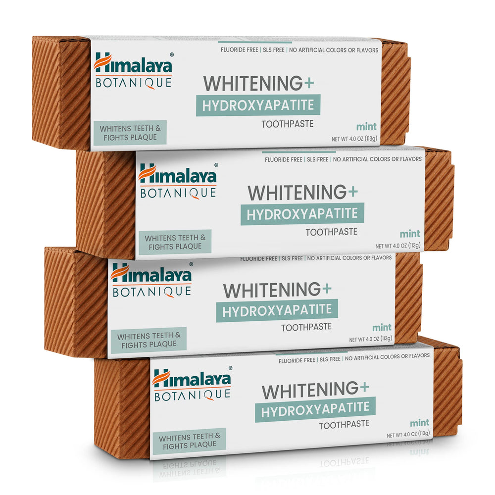 Himalaya Botanique Whitening Toothpaste with mint flavor and nano hydroxyapatite – hero image
