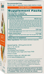 Front view of Himalaya GlucoCare bottle and label