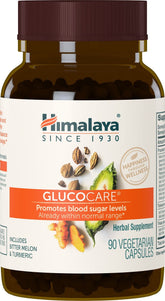 Himalaya GlucoCare bottle with 90 capsules