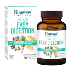 Bottle of Himalaya Hello Easy Digestion digestive enzyme blend