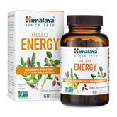 Himalaya Hello Energy bottle promotes caffeine-free daily energy for steady focus