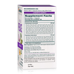 Close-up of Himalaya Hello Peace bottle label