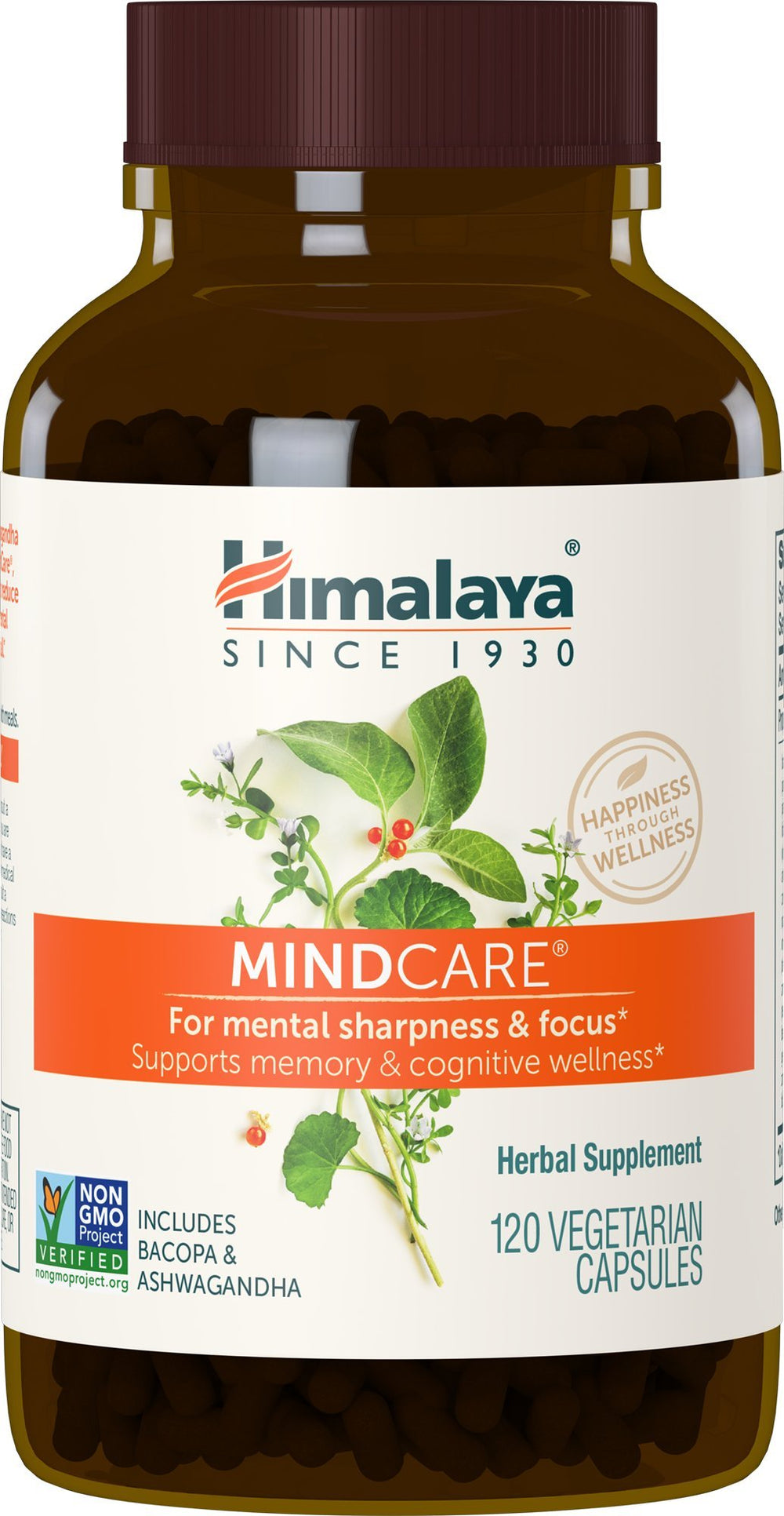 Himalaya MindCare hero image showing bottle and packaging