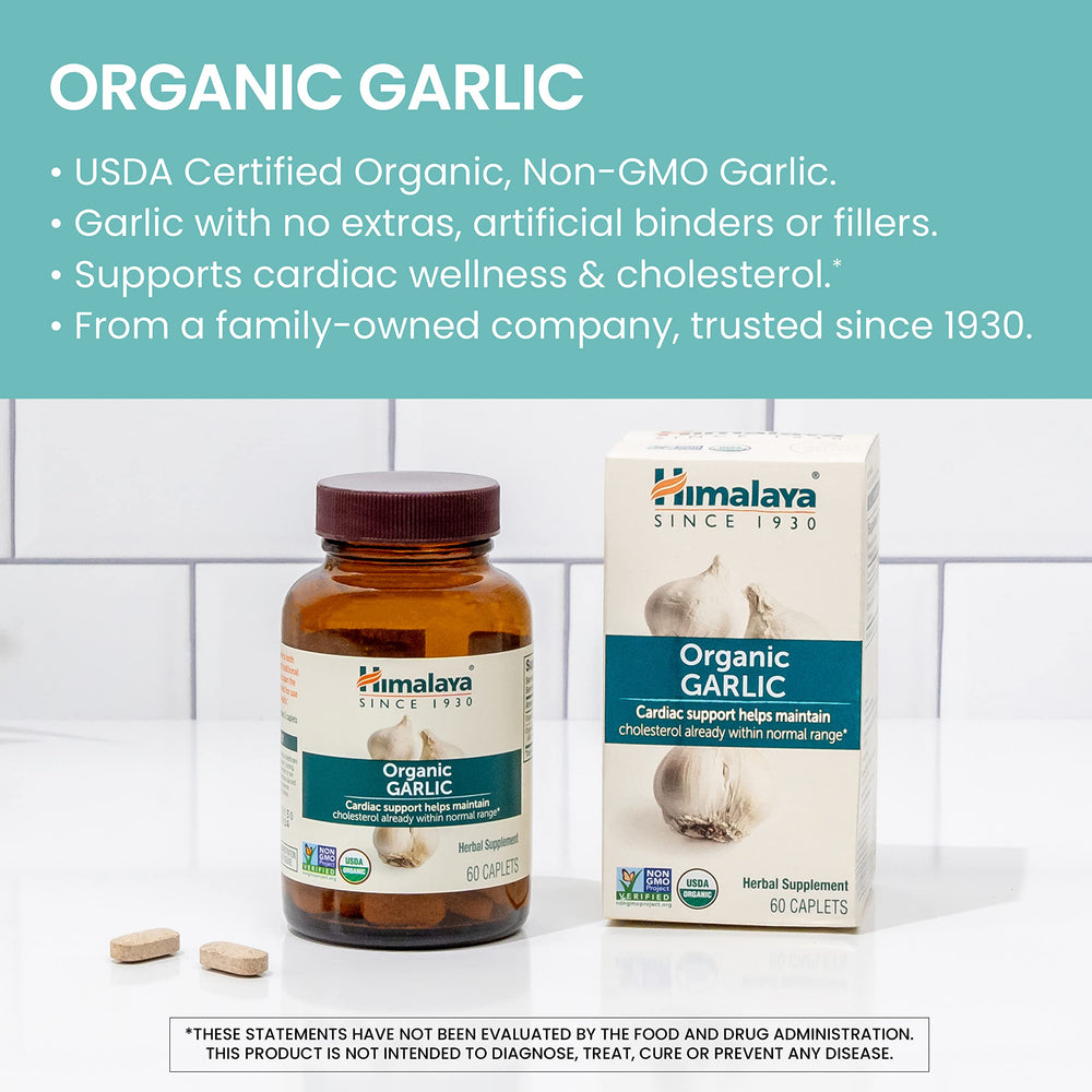 Organic, non-GMO, plant-based garlic