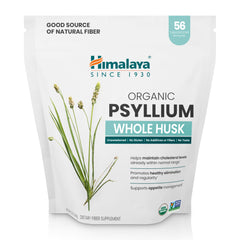 Himalaya Organic Psyllium Whole Husk 56 Tbsp container label