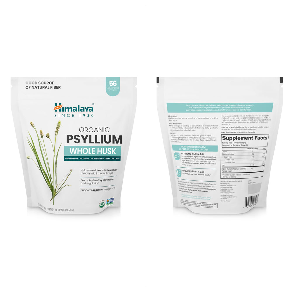 Manufacturing quality certifications for Himalaya Psyllium