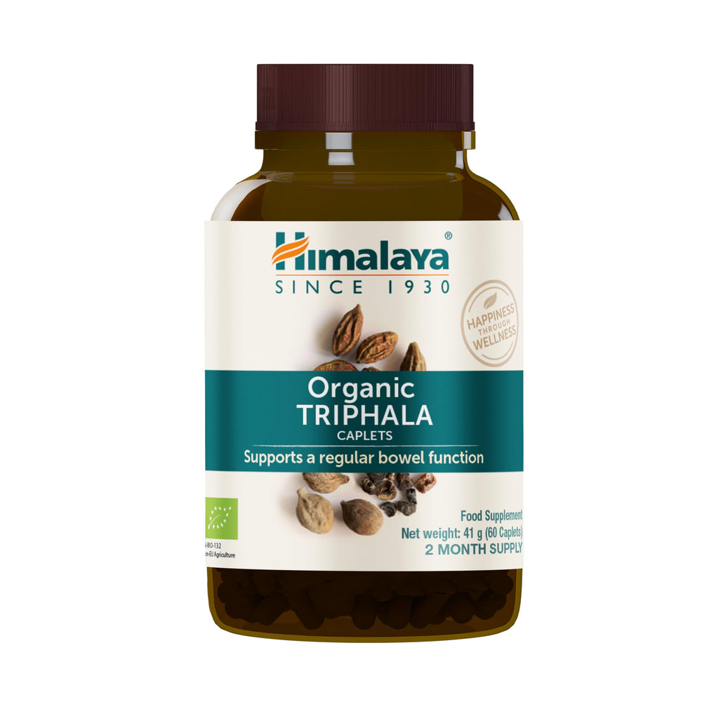 USDA Organic certification label on Himalaya Triphala packaging
