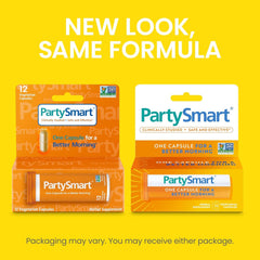Gluten-free, dairy-free and soy-free claims on PartySmart packaging