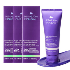 HIMALAYA PINKSALT Purple Whitening Toothpaste tube and packaging close-up