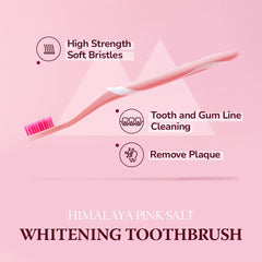 Himalaya Pinksalt toothbrush and toothpaste set