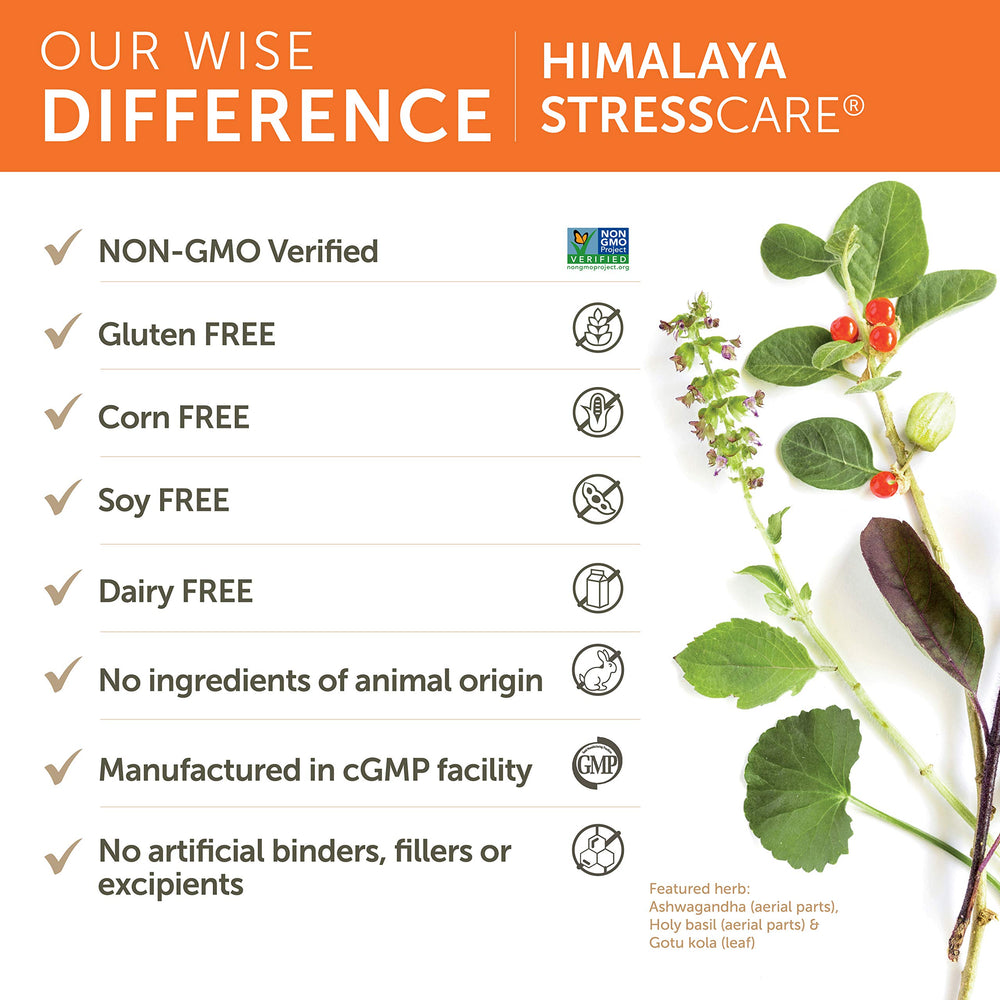 Himalaya StressCare capsules bottle