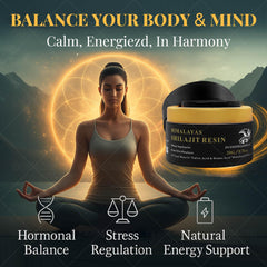 Traditional slow-crafted purification of Shilajit resin