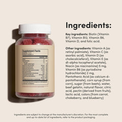 Packaging and bottle display with 60 gummies