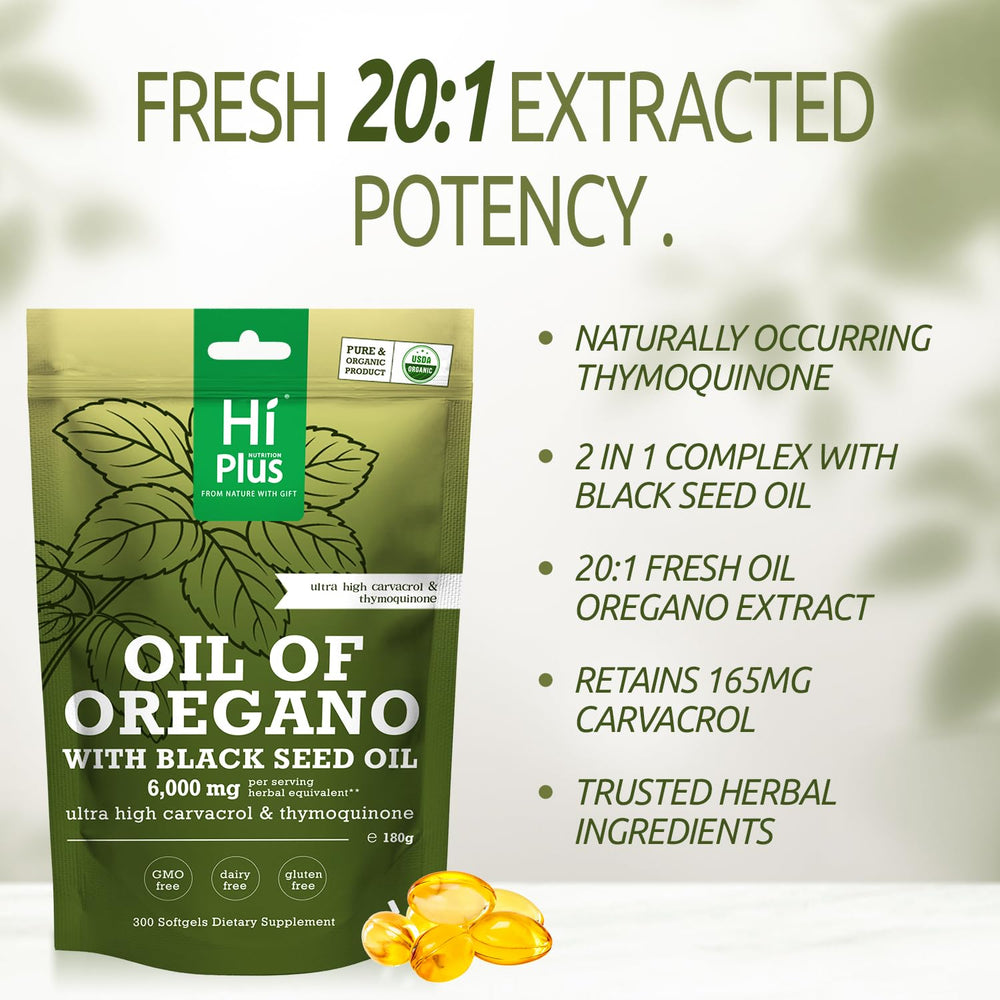 Oregano leaves used in HiPlus formula