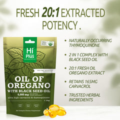 Oregano leaves used in HiPlus formula