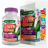 Hippie Farms Sneaky Clean Liver Cleanse bottle label with 60 vegan capsules