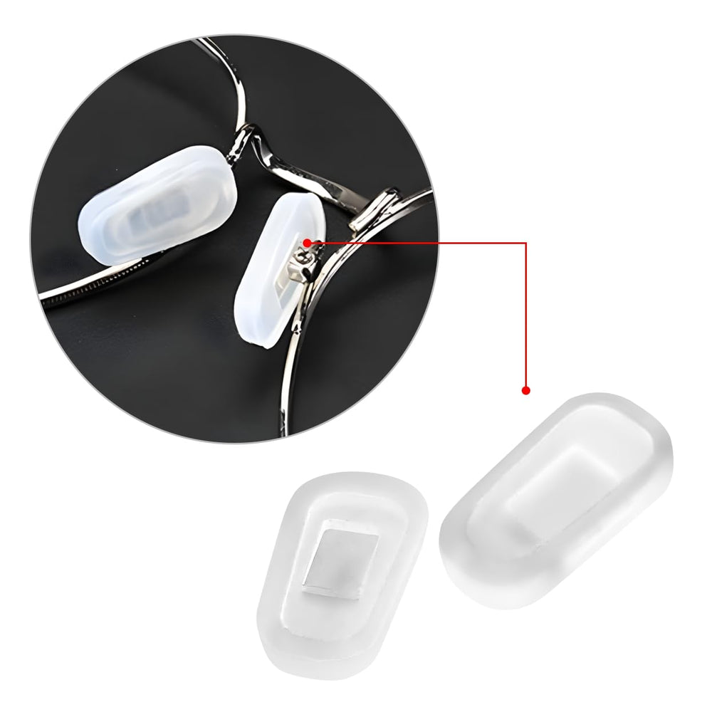 Push-in air bag nose pads design