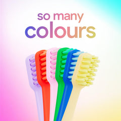 Hismile toothbrush in yellow suitable for adults and children