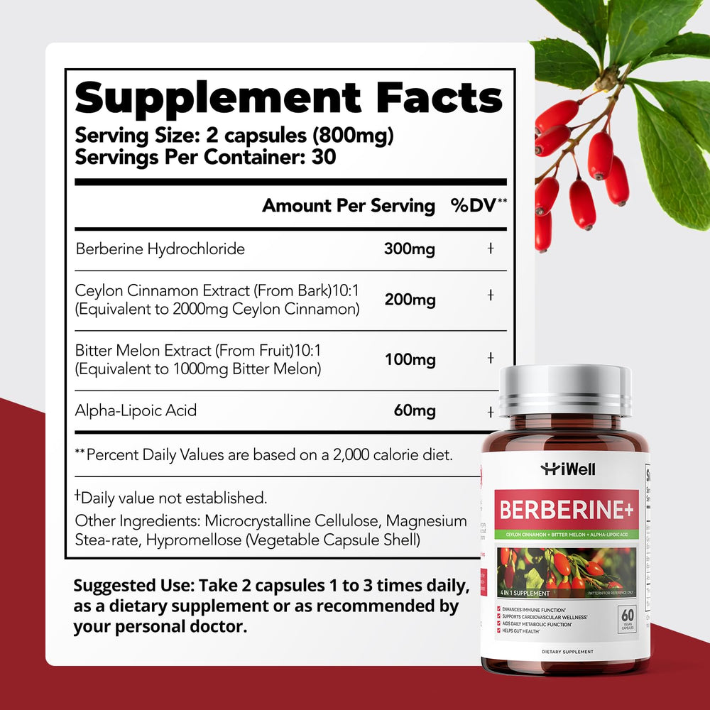 Nutrition facts and certified quality marks