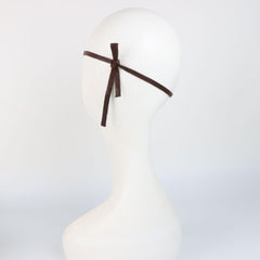 Back view showing adjustable strap for comfortable fit