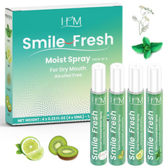 HM Dry Mouth Spray Fennel flavor front view in pack4