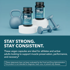 40-day supply bottle of HMB capsules