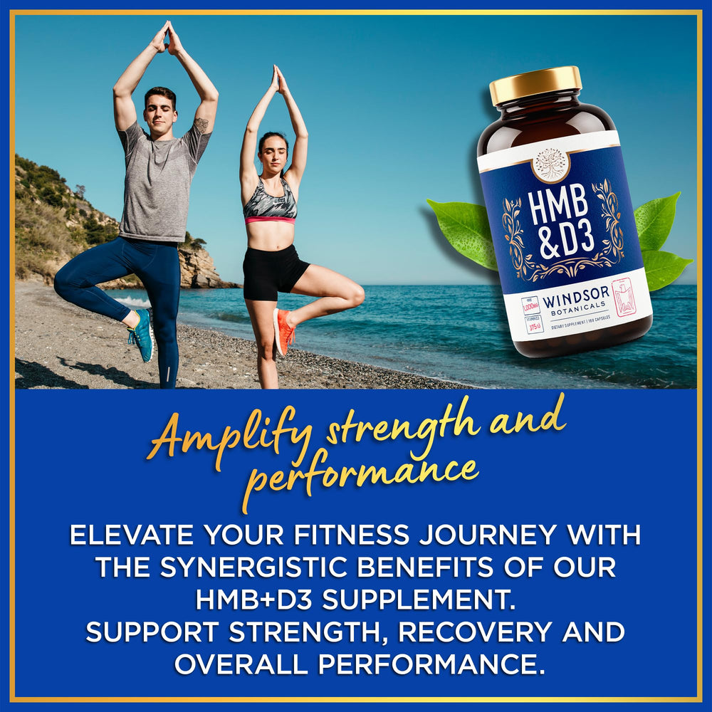 Post-workout recovery capsules with Vitamin D3 and HMB