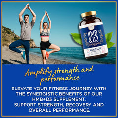 Post-workout recovery capsules with Vitamin D3 and HMB