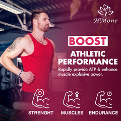 Side view of HMone Creatine Monohydrate Gummies bottle