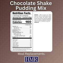 HMR 800 Shake Chocolate finished glass with frothy, inviting shake.