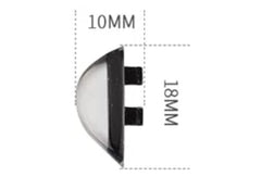 Close-up of nose pad with clip for glasses - HNP007