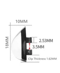 Nose pad underside showing two-tongue clip - HNP007