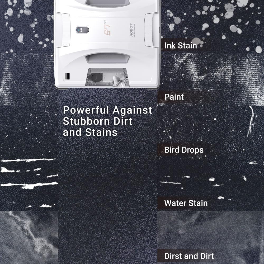 Durable microfiber cleaning cloth for HOBOT S7 Pro window robot